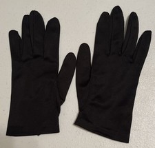 VTG Kaser Nylon Black Gloves Size 7.5  Petite 1p.