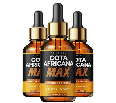 (3 Pack) Gota Africana Max Drops for Men to Boost Performance, Stamina & Energy