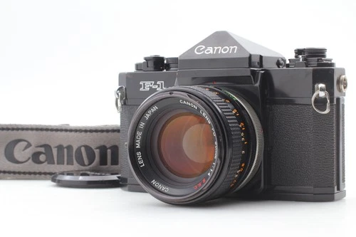 [Near MINT] Canon F-1 Late 35mm Film Camera FD 50mm f1.4 S.S.C. SSC Lens JAPAN