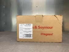 Box of 5 TradeMaster Wall Plate TP1-WBPCC5, 1 Toggle Switch Nylon White