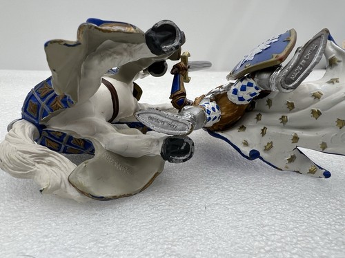 Caballo de cría PAPO 39913 Ram Knight azul y 39914 - World of Knights GC - Imagen 9 de 9