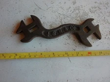 Antique Farm Implement Buggy Wrench Tool J & H ?? Co. Utility RARE Lot 25-41-E-A