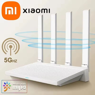 Xiaomi Router AX3000T WiFi 6 Mesh 2.4G/5G Starkes Signal Kinderschutz
