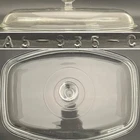 Pyrex A5-935-C Cover/Lid ONLY for Honeysuckle Deep Casserole Dish 1963-1965 USA