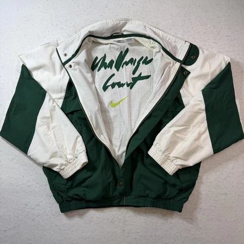 Vintage 1994 Nike Andre Agassi Jacket Full Zip Tennis Challenge Court 90s Large - product listing photo