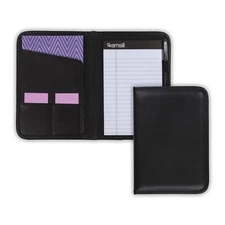 Samsill Professional Padfolio, Faux-Leather Mini Portfolio, with 5 x 8 Writin...