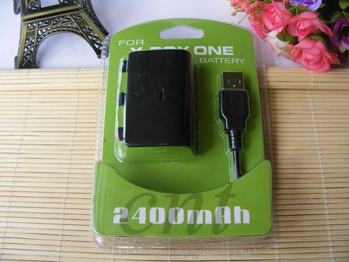 2x Rechargeable 2400mAh Battery Pack + Play&Charge Cable for Xbox One Controller - Bild 6 von 8