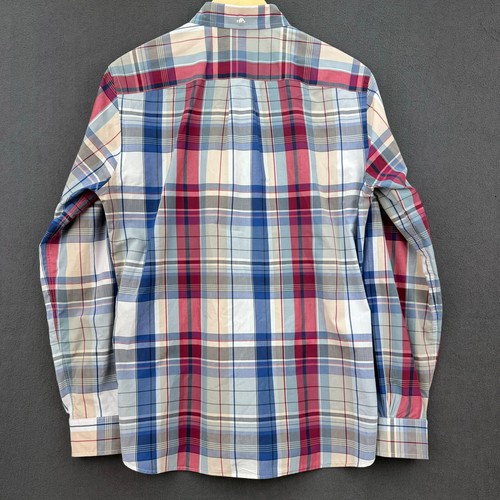 Brooks Brothers Hemd Herren Medium rot Fleece kariert langarm Button Down weich - Bild 10 von 14