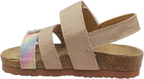 Girls’ Sandals Toddler Kids Children's Summer Flats Cute Open Toe Cork Shoes - Picture 26 of 43