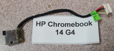HP Chromebook 14 G1 14 G3 14 G4 Laptop DC IN Power Jack Charging Port Cable