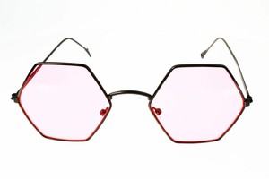 gafas de sol cristal rosa