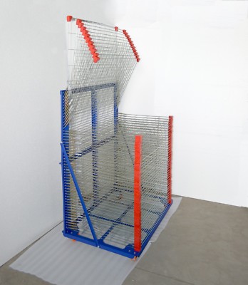 41'' x 28'' Screen Printing Drying Rack Movable Airing Shelf for Shirt 50 Layers