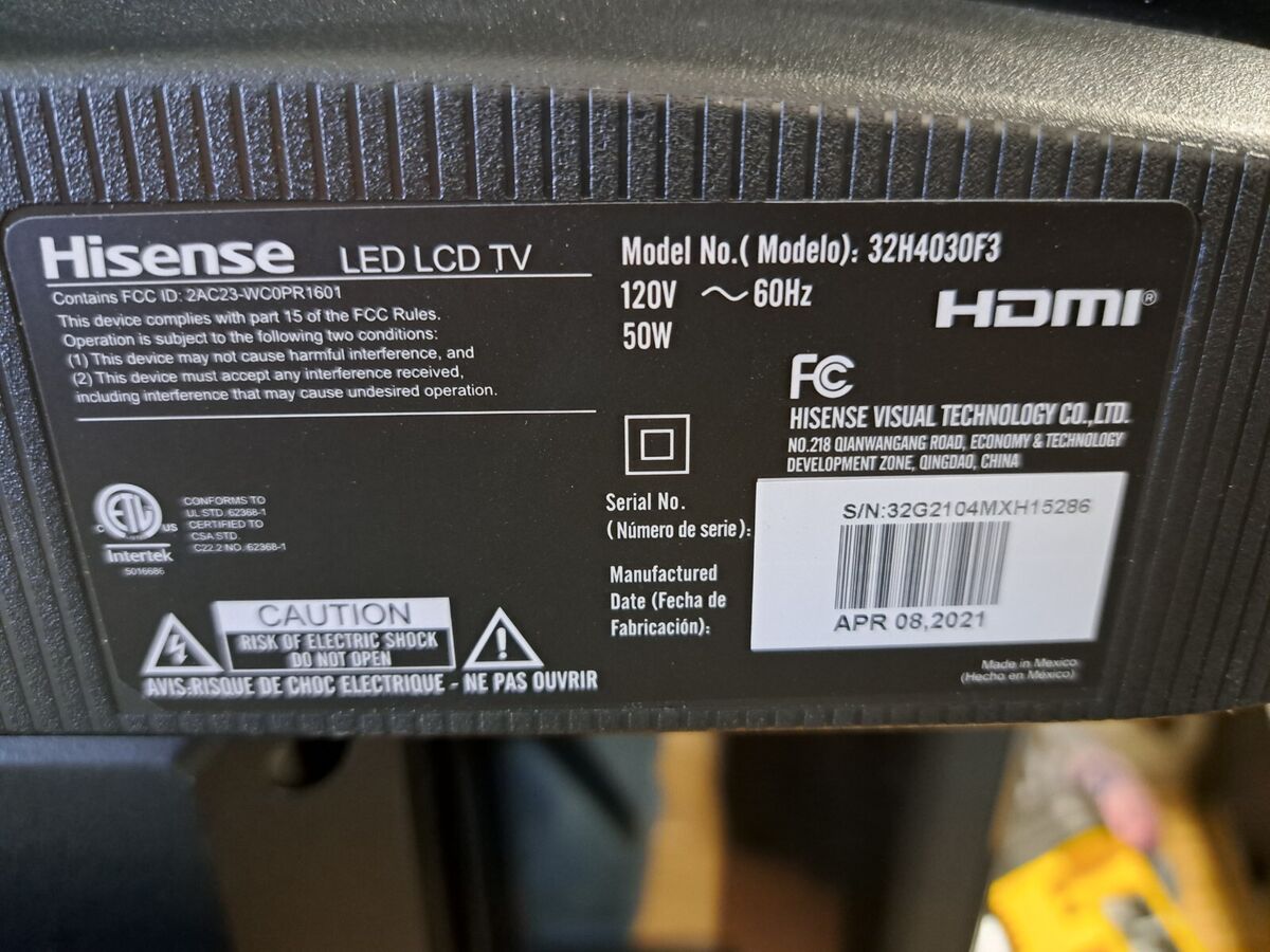 HISENSE 32H4030F3 Main/Power Board TV Repair Kit | eBay HISENSE 32H4030F3 Main/Power Board TV Repair Kit | eBay