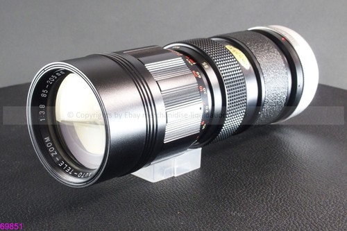 WEP AUTO - TELE - ZOOM 1:3.8 85-205 mm Canon FD Chrom (69851) - Picture 5 of 7
