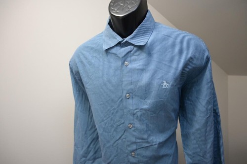 Penguin MunsingWear Button Up Dress Shirt Classic Fit Plaid Mens Sz XL