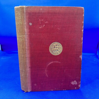 The Jungle Book 1913 - RUDYARD KIPLING Classic & Vintage RED HARD BOUND