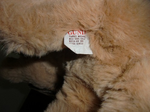 Vintage 1985 Gund Muttsy Golden Labrador Puppy Floppy Soft Toy (06D7) - Picture 6 of 9