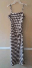 HOUSE OF HARLOW 1960 Size Large Maxi Dress Party Spaghetti Adjustable Straps