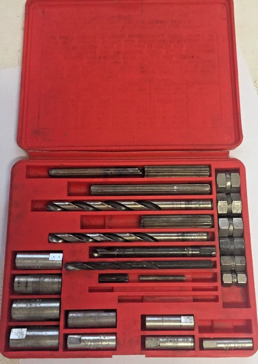 Blue Point (SnapOn) No.1020 Screw Extractors Set Incomplete