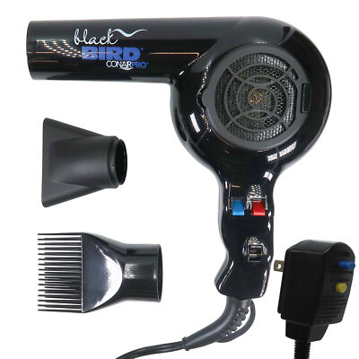 Conair Pro Black Bird Hair Dryer 2000 Watt BB075W