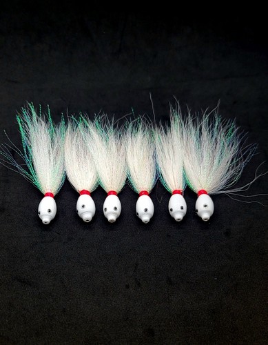 Fishing Teaser Floating Bucktail Terminal Tackle Hi Lo 6 Pack Flies Rig Your Own - Picture 2 of 18