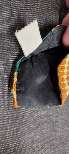 Vintage Abstract Wide Tie MCM Men's Necktie Forest Green Polyester Business Man - Picture 18 of 19