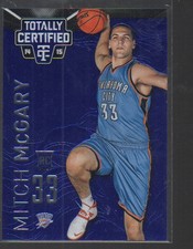 MITCH McGARY 2014-15 PANINI TOTALLY CERTIFIED BLUE ROOKIE CARD #158 /149