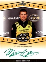 2013 Leaf Army All-American Bowl Tour AUTO Green Ink #TAMB2 Miles Bergner 02/25