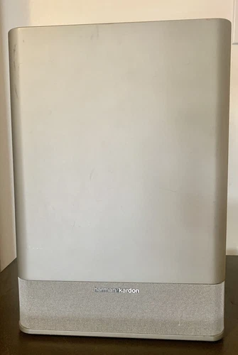 Vintage Harman Kardon Silver Subwoofer Model Sub-TS8 For HKTS 8 System