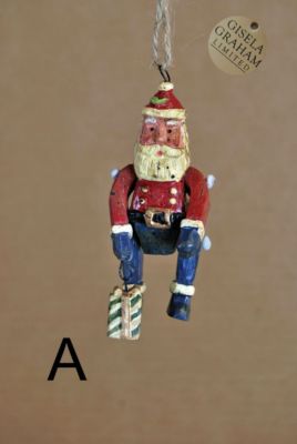Gisela Graham Nikolaus/Rentier/Schneemann/Teddy Christbaumschmuck Weihnachten