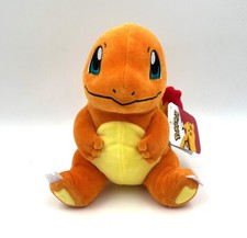 Jazwares Pokémon Peluche Suave 8" Charmander Nuevo con Etiqueta