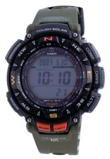 Casio PROTREK PRG-240T-7DR Titanium Triple Sensor Solar Digital Men's Watch  for sale online | eBay