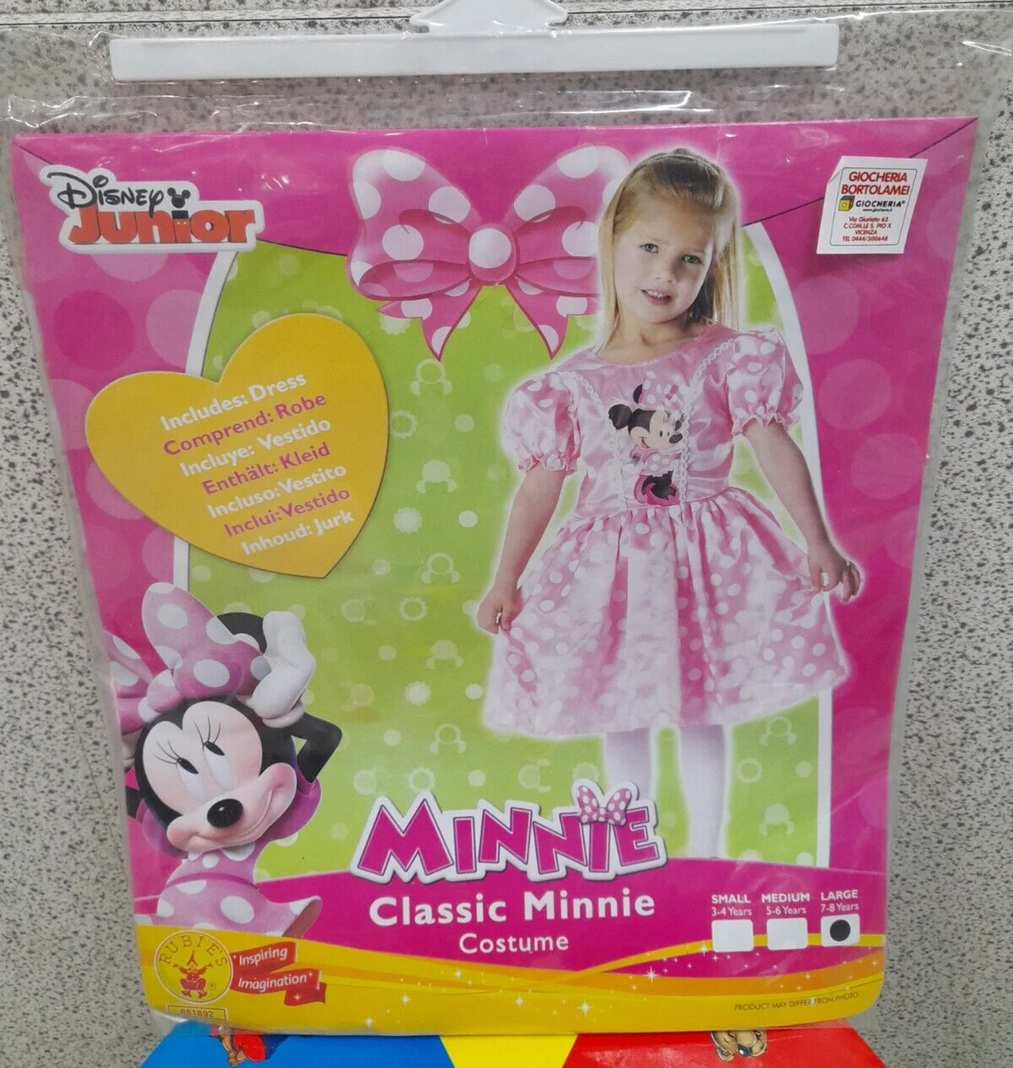 Abito Fotoluminescente Minnie Per Bambina Anni 3 - Corto E Abbellito - 3
