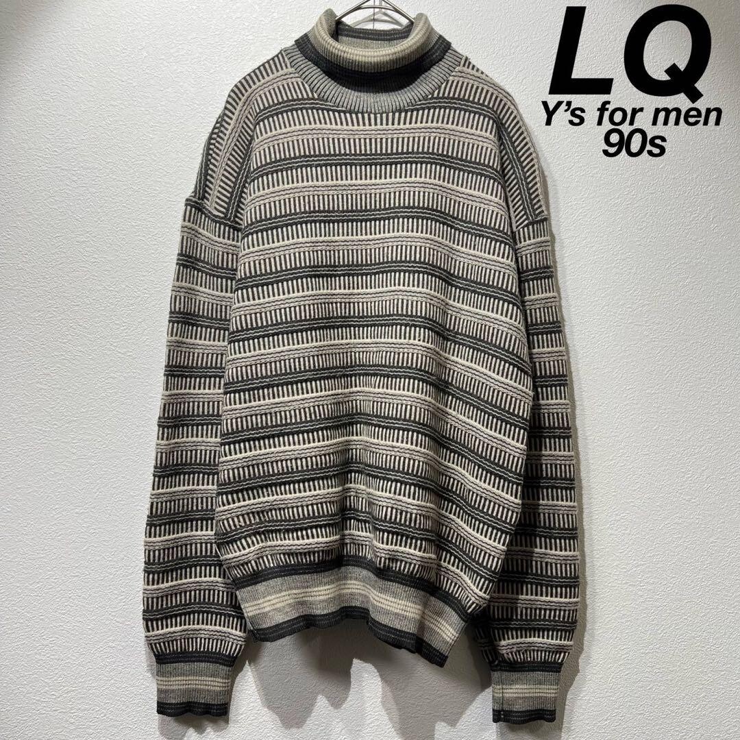Vintage 90's LQ Y's for men Yohji Yamamoto Wool Striped