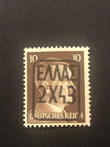 Deutschland WWII Propaganda Aufdruck (IONIAN/ZANTE) 10 Rpf. MNH /s1 #525