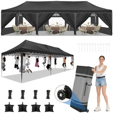 Canopy 10'x30' Heavy Duty Commercial Party Event Tent Outdoor Waterproof Gazebo