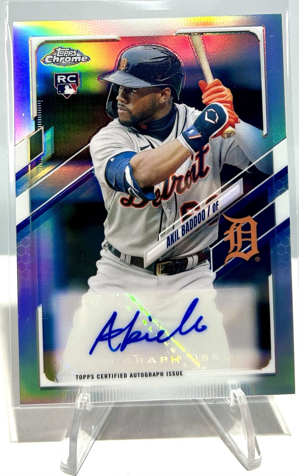 ⚾ 2021 Topps Chrome Update Baseball Rookie Auto #CUSA-ABA Akil BADDOO ⚾