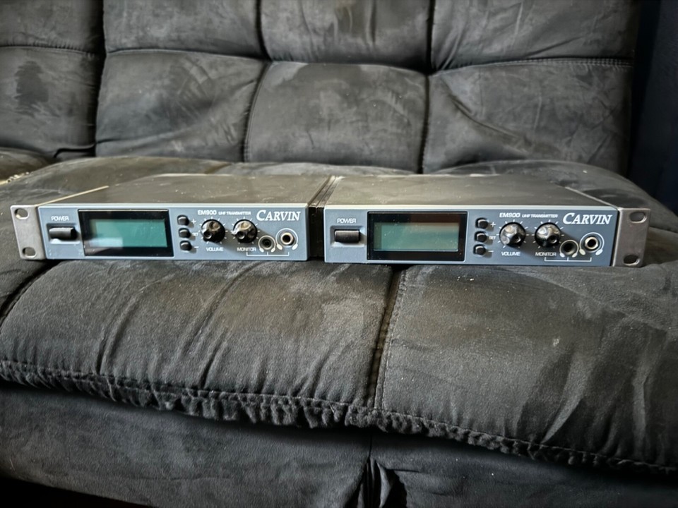 Carvin EM900 In-Ear Monitor TRANSMITTER PAIR, rack kit, 518-542MHz ...