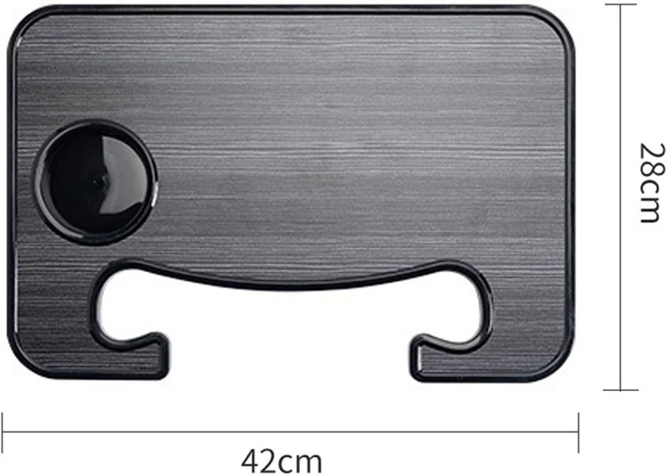 Quitoka Car Steering Wheel Table Driver's Seat Computer Dining Desk Tablet Stand - Image 4 of 4