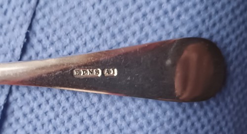 4x Vintage A1 EPNS Dining Fork,s 17cm long - Picture 3 of 5
