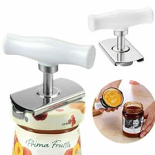 Jar Lid Bottle Opener Can Adjustable Remover Stainless Steel Twist Off Grip Easy