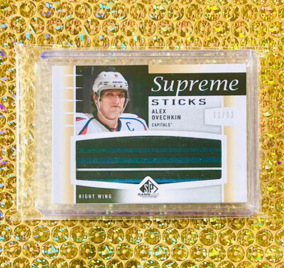 2013-14 SP Game Used #SS-AO ALEX OVECHKIN SUPREME STICKS /12   GU Goat Stick!