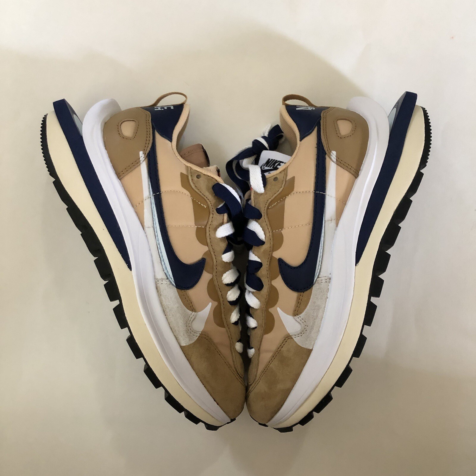 SACAI X NIKE Taglia 7 5 Nike VaporWaffle x Sacai Sesame Blue Void