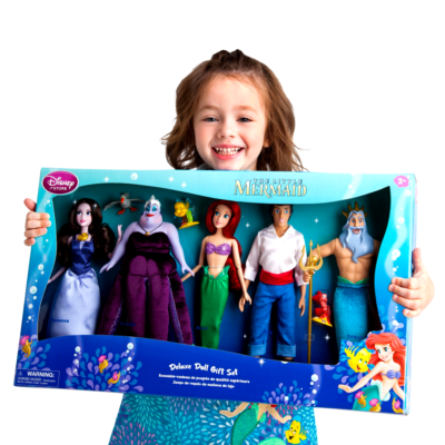 DisneyStore Little Mermaid Deluxe Doll Gift Set Ursula Vanessa
