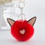 thumbnail 90 - 2020 New Cute Pineapple Fur Ball Keychain Bag Car Pendant Keyring Birthday Gifts