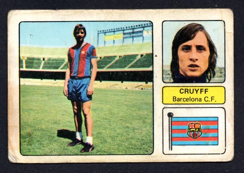 JOHAN CRUYFF FICHAJE #15 FC BARCELONA 1973-74 CARD FHER 73/74 ⚽ ROOKIE RARE