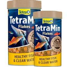 TETRA MIN FLAKES - (66ml / 100ml) - Complete BioActive Tropical Fish Food Mix