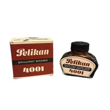 Vintage Pelikan Brilliant Brown 4001 Ink G nthur Wagner Made In Germany W/ Box