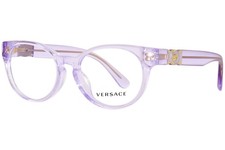Versace VK3323U 5372 Eyeglasses Youth Kids Girl's Transparent Pink Full Rim 47mm