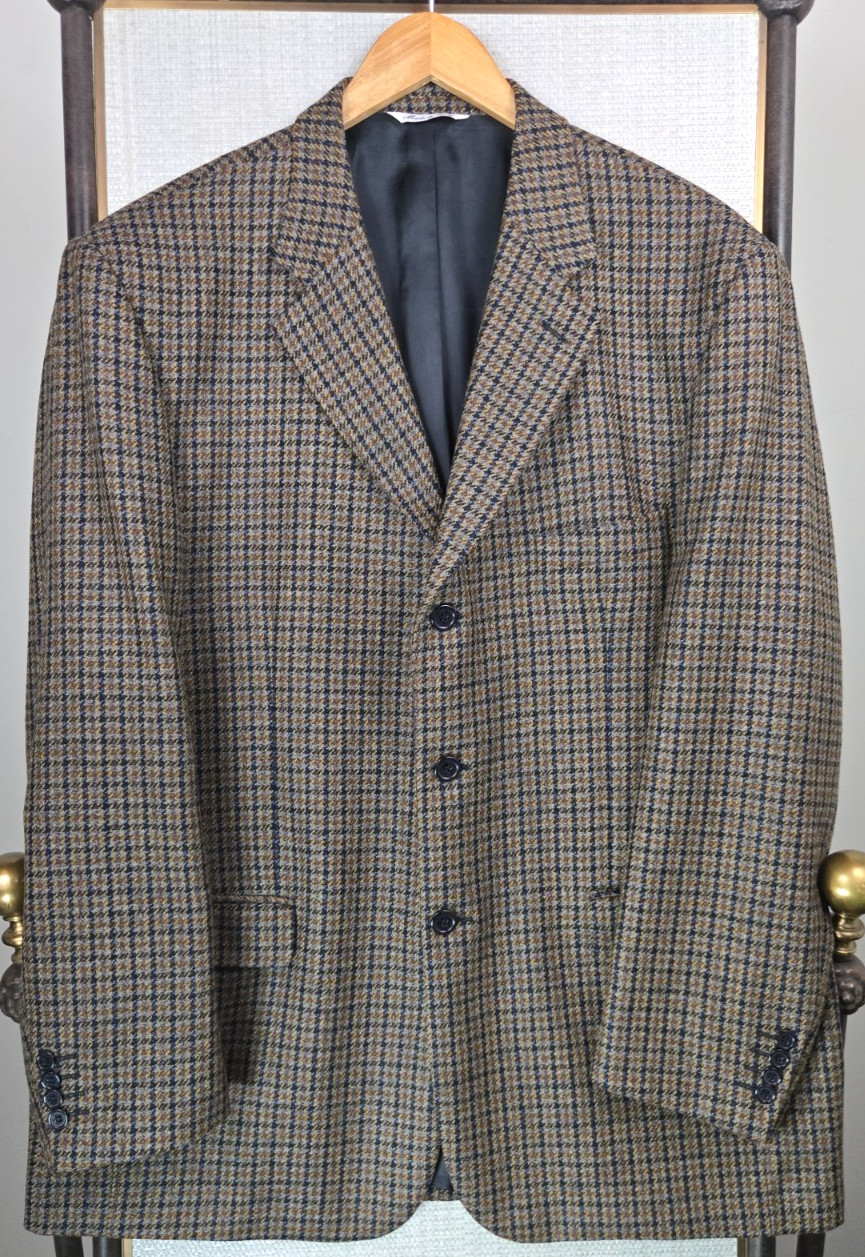 CESARANI x LANIFICIO Di PRAY Mens 48 Long Wool/Cashmere Jacket Made in Italy image 4
